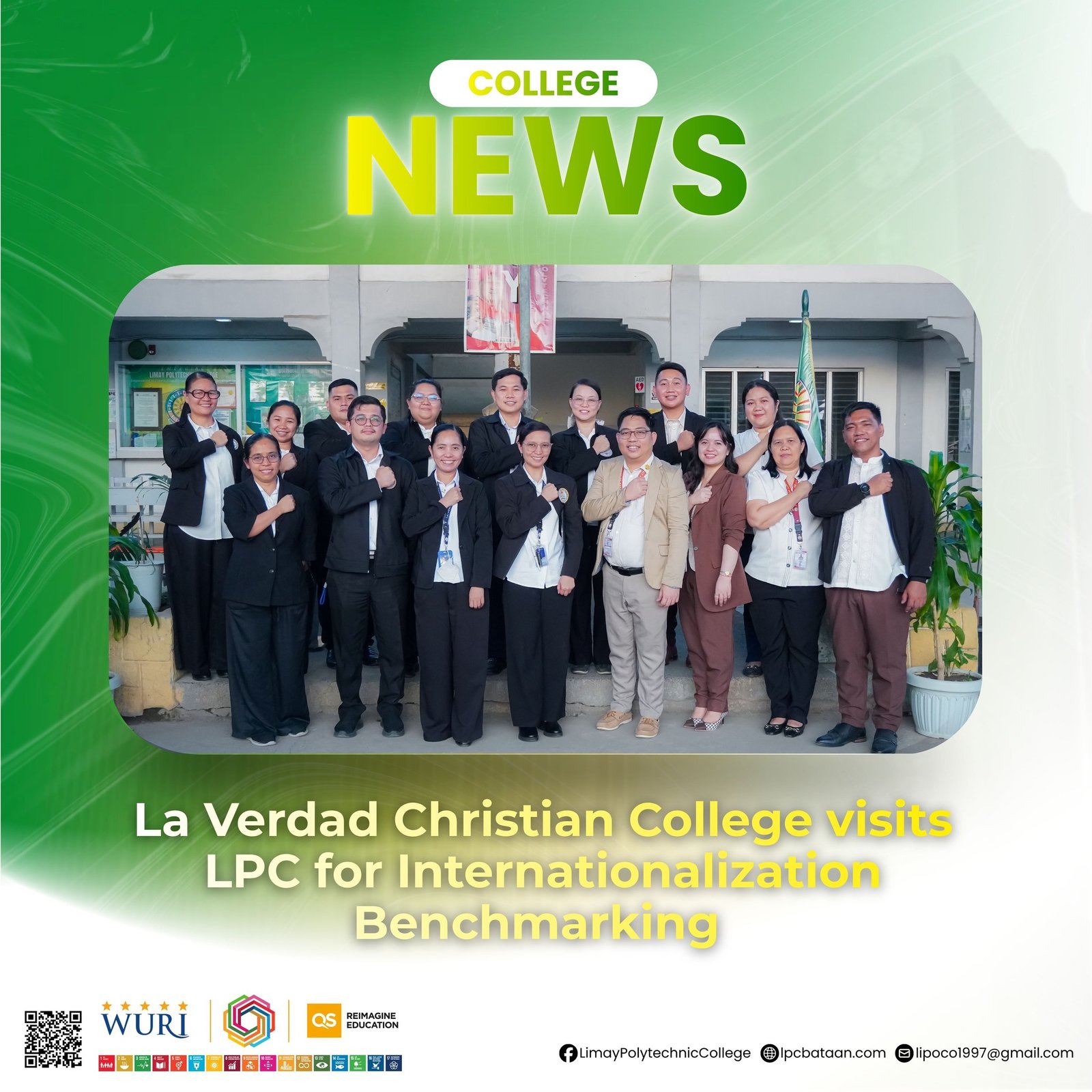 𝗖𝗢𝗟𝗟𝗘𝗚𝗘 𝗡𝗘𝗪𝗦 | 𝗟𝗮 𝗩𝗲𝗿𝗱𝗮𝗱 𝗖𝗵𝗿𝗶𝘀𝘁𝗶𝗮𝗻 𝗖𝗼𝗹𝗹𝗲𝗴𝗲 𝘃𝗶𝘀𝗶𝘁𝘀 𝗟𝗣𝗖 𝗳𝗼𝗿 𝗜𝗻𝘁𝗲𝗿𝗻𝗮𝘁𝗶𝗼𝗻𝗮𝗹𝗶𝘇𝗮𝘁𝗶𝗼𝗻 𝗕𝗲𝗻𝗰𝗵𝗺𝗮𝗿𝗸𝗶𝗻𝗴