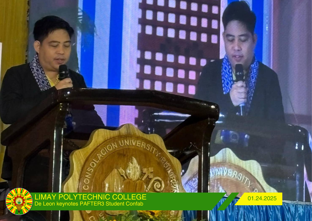 De Leon keynotes PAFTER3 Student Confab