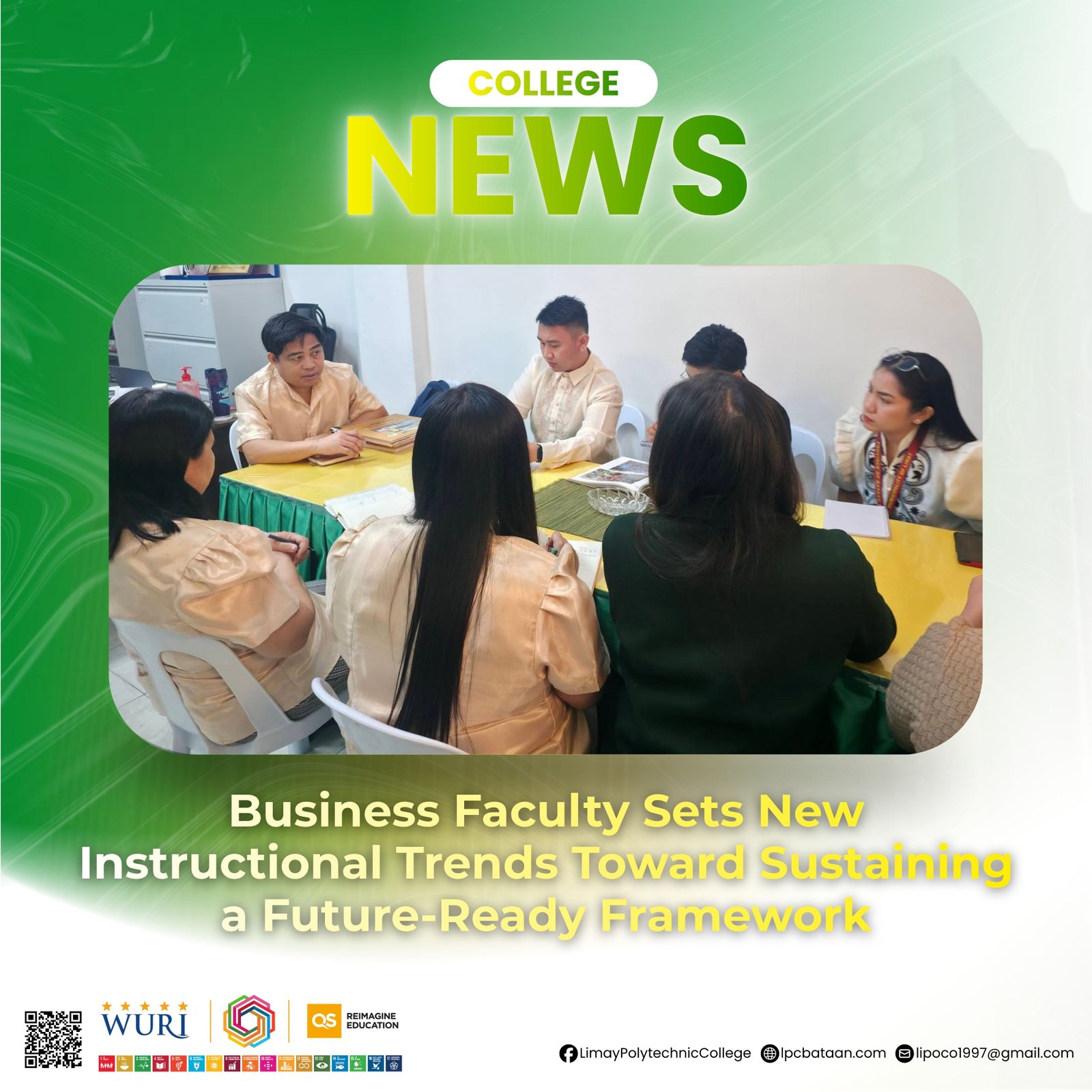 𝗖𝗢𝗟𝗟𝗘𝗚𝗘 𝗡𝗘𝗪𝗦 | Business Faculty Sets New Instructional Trends Toward Sustaining a Future-Ready Framework