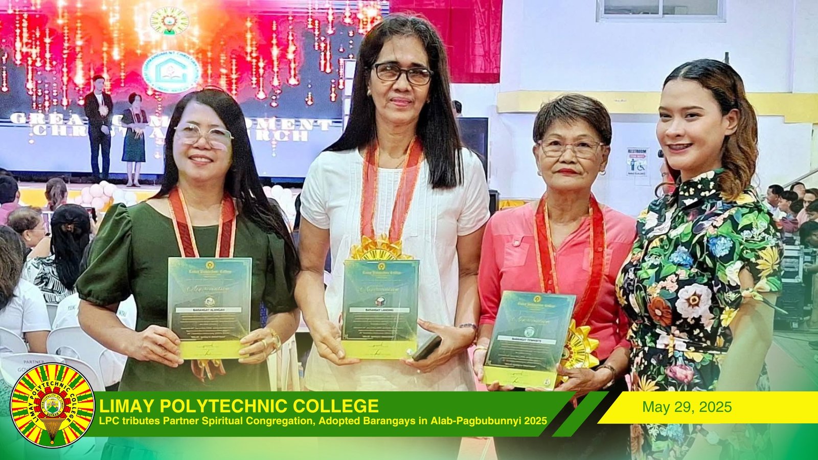 LPC tributes Partner Spiritual Congregation, Adopted Barangays in Alab-Pagbubunnyi 2025