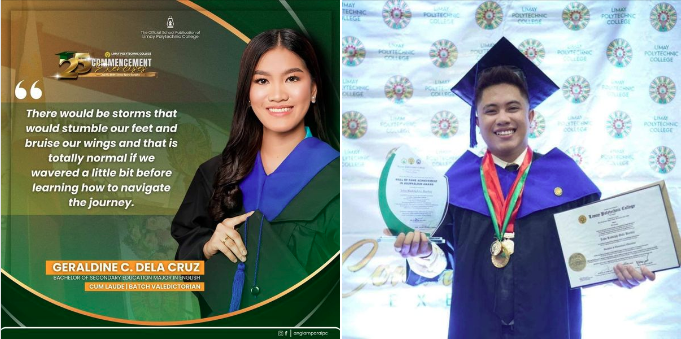 Dela Cruz, Barbin bequest highest honors and citations