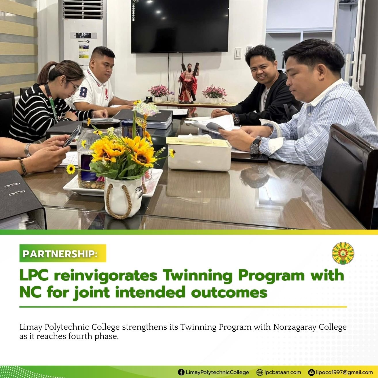 𝗣𝗔𝗥𝗧𝗡𝗘𝗥𝗦𝗛𝗜𝗣 | LPC reinvigorates Twinning Program with NC for joint intended outcomes