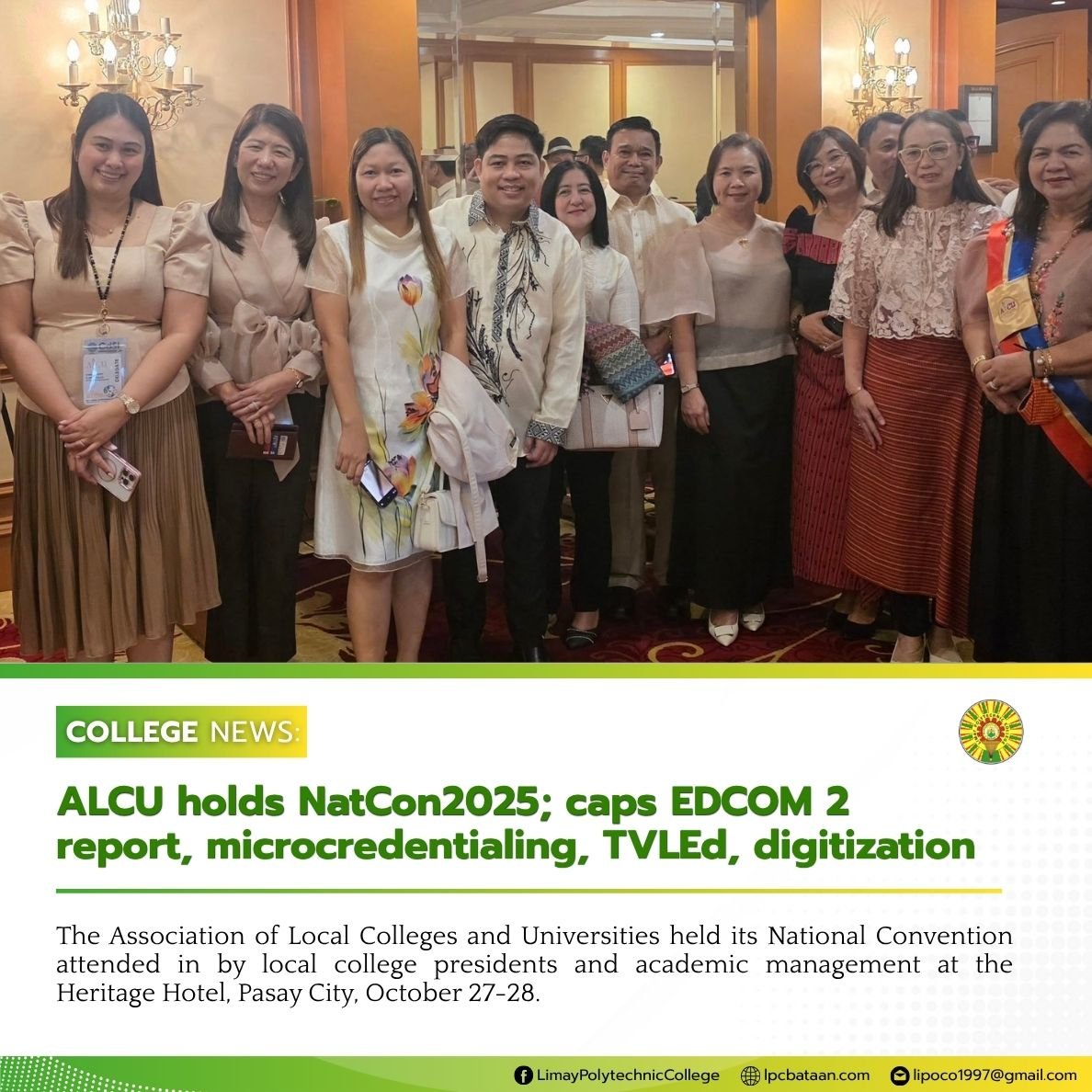 𝗡𝗘𝗪𝗦 | ALCU holds NatCon2025; caps EDCOM 2 report, micro credentialing, TVLEd, digitization