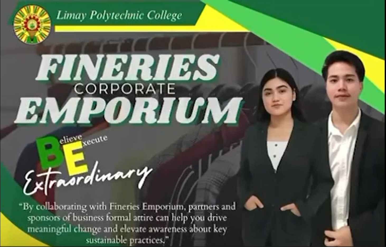 FINERIES EMPORIUM AND STUDENT BUSINESS HUB: A GIVE AND GET OUTREACH PROGRAM FOR SUSTAINABLE DEVELOPMENT
