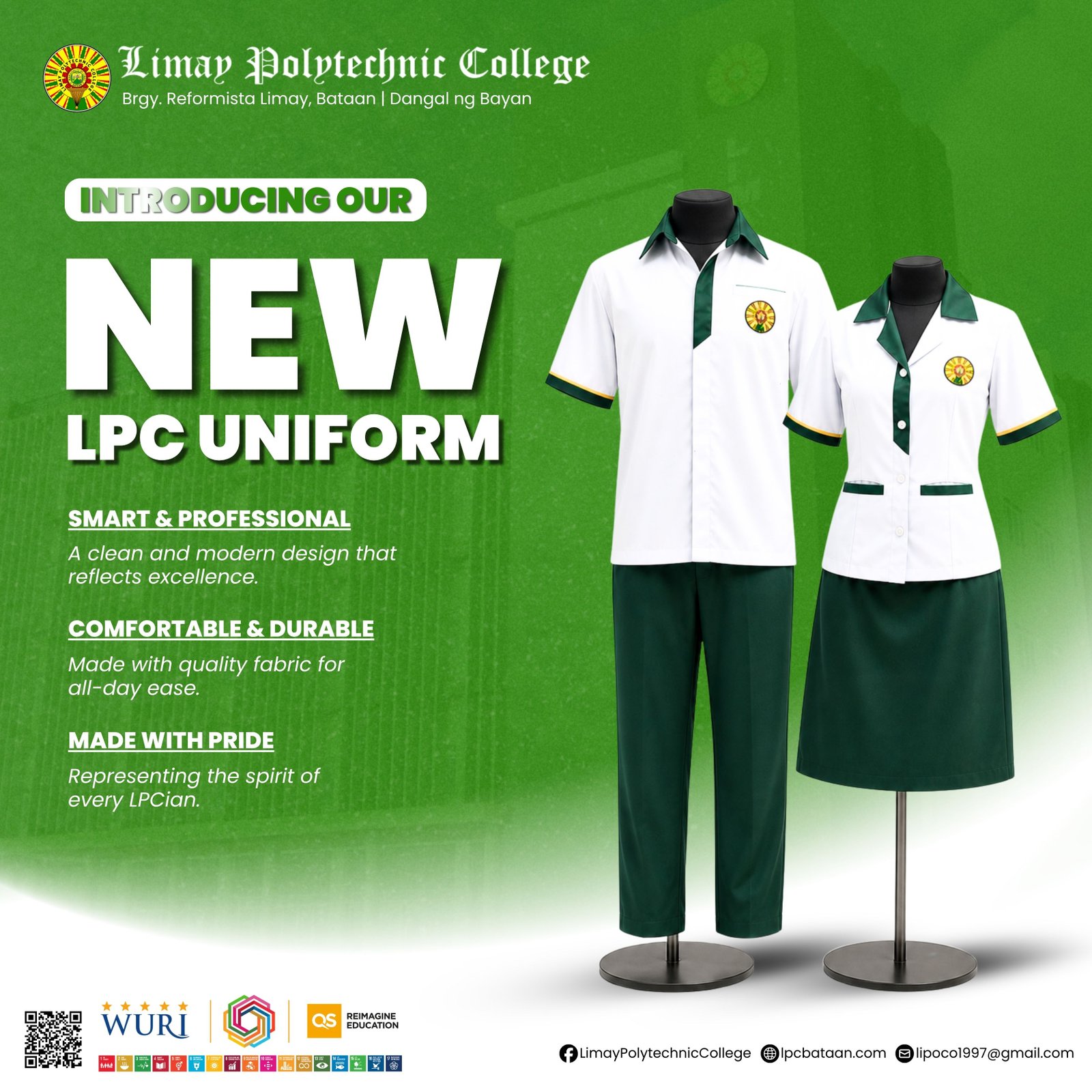 𝗖𝗢𝗟𝗟𝗘𝗚𝗘 𝗡𝗘𝗪𝗦 | Students, Stakeholders Approve New LPC Student Uniform Designs