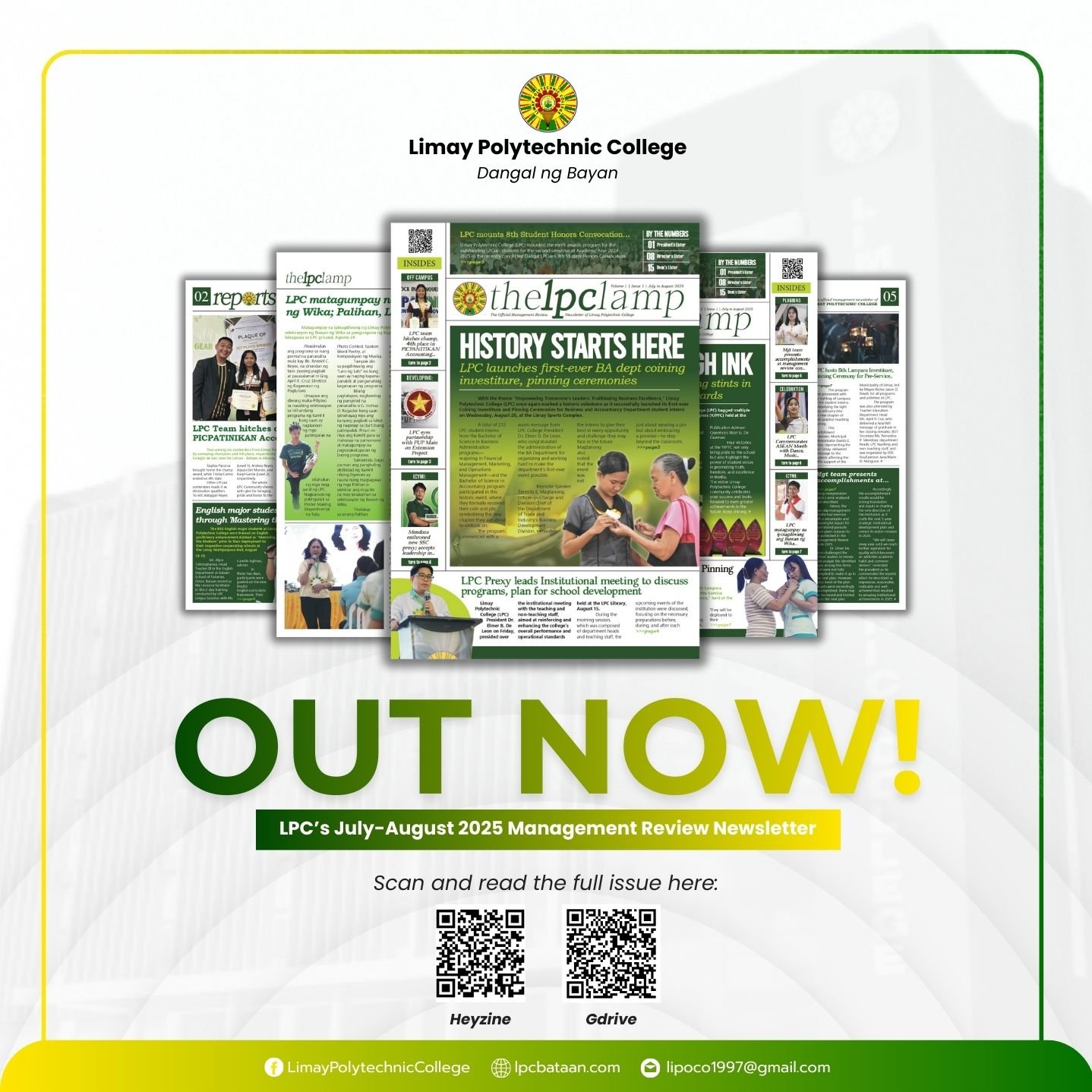 𝗢𝗨𝗧 𝗡𝗢𝗪 | The LPC Lamp Management Review  Special Newsletter for July-August 2025